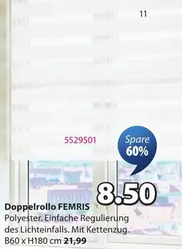 JYSK Doppelrollo FEMRIS Angebot