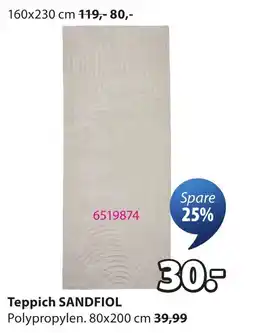 JYSK Teppich SANDFIOL Angebot