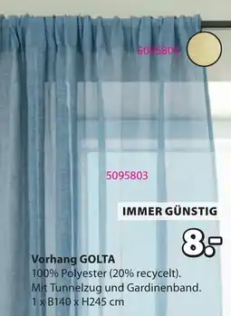 JYSK Vorhang GOLTA Angebot