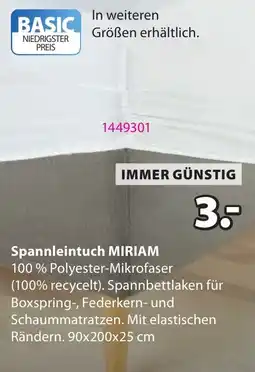 JYSK Spannleintuch MIRIAM Angebot