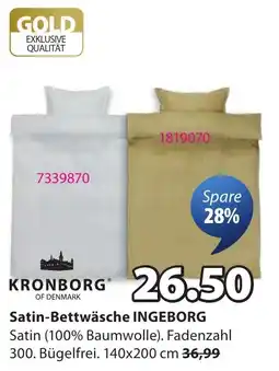 JYSK Satin-Bettwäsche INGEBORG Angebot