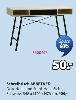JYSK Schreibtisch ABBETVED Angebot