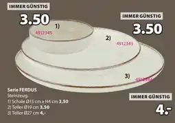 JYSK Serie FERDUS Steinzeug Angebot
