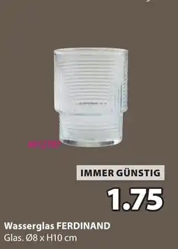 JYSK Wasserglas FERDINAND Angebot