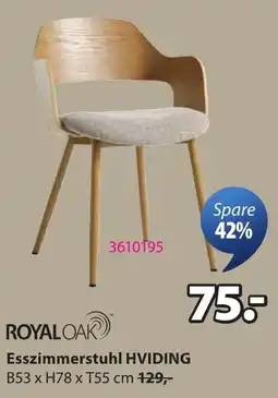 JYSK Royal Oak Esszimmerstuhl HVIDING Angebot