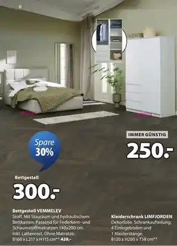 JYSK Bettgestell VEMMELEV Angebot