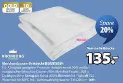 JYSK Kronborg Moschusdaunen-Bettdecke BESSEGGEN Angebot
