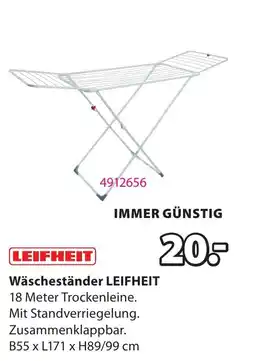 JYSK Wäscheständer LEIFHEIT Angebot