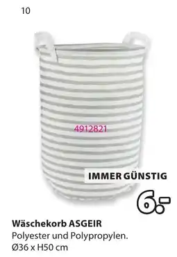 JYSK Wäschekorb ASGEIR Angebot