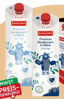 Eurospar Salzburg Milch Premium Bergbauern H-Milch Angebot