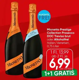 Eurospar Mionetto Prestige Collection Prosecco Angebot