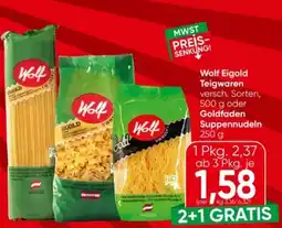 Eurospar Wolf Eigold Teigwaren Angebot