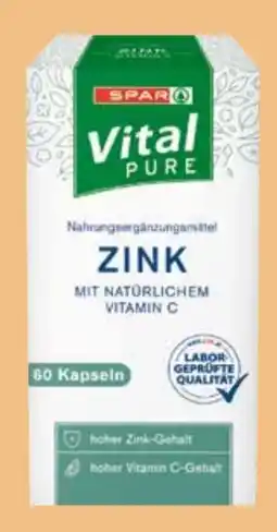 SPAR Gourmet Spar Vital Pure Zink-Kapseln Angebot