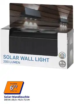 Action Solar-Wandleuchte Angebot
