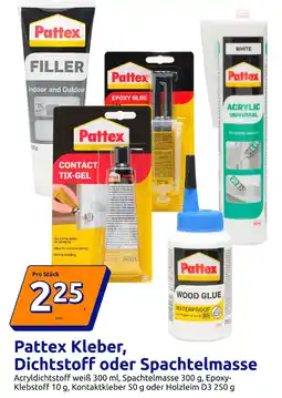 Action Pattex Kleber, Dichtstoff oder Spachtelmasse Angebot