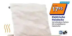Action Elektrische Heizdecke Angebot