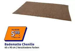 Action Badematte Chenille Angebot