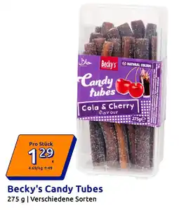 Action Becky's Candy Tubes Angebot