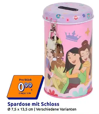 Action Spardose mit Schloss Angebot
