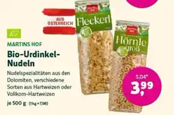 Denn's Biomarkt Martins Hof Bio-Urdinkel-Nudeln Angebot