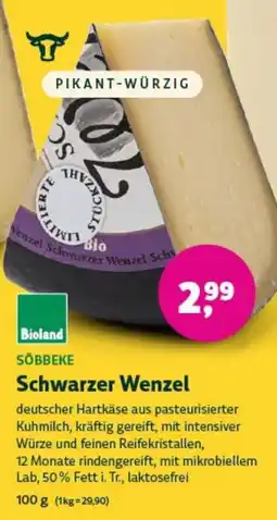 Denn's Biomarkt Söbbeke Schwarzer Wenzel Angebot