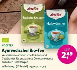 Denn's Biomarkt Yogi Tea Ayurvedischer Bio-Tee Angebot
