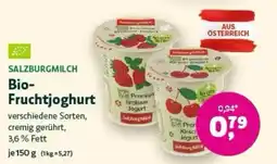 Denn's Biomarkt Salzburgmilch Bio-Fruchtjoghurt Angebot