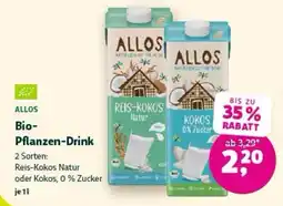 Denn's Biomarkt ALLOS Bio-Pflanzen-Drink Angebot