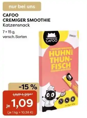 CAFOO Cremiger Smoothie Katzensnack