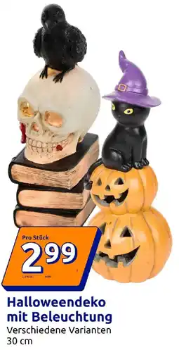 Action Halloweendeko mit Beleuchtung Angebot