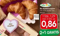 Spar Natur pur Bio-Buttercroissant Angebot
