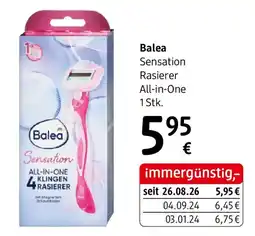 dm Balea Sensation Rasierer All-in-One Angebot