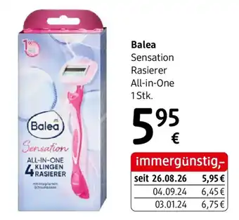 Balea Sensation Rasierer All-in-One