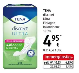 dm TENA discreet Ultra Einlagen Inkontinenz Angebot