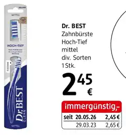 dm Dr. BEST Zahnbürste Hoch-Tief mittel Angebot