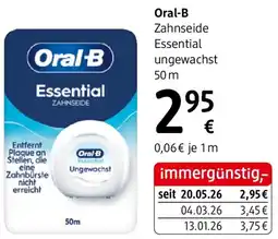 dm Oral-B Zahnseide Essential ungewachst Angebot