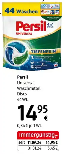 dm Persil Universal Waschmittel Discs Angebot