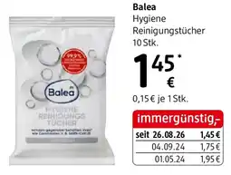 dm Balea Hygiene Reinigungstücher Angebot