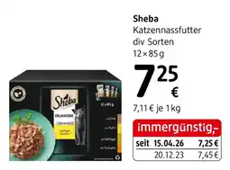 dm Sheba Katzennassfutter Angebot