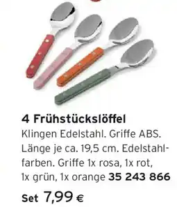 Tchibo Eduscho 4 Frühstückslöffel Angebot