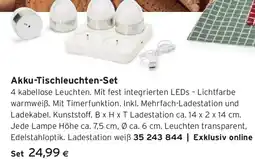 Tchibo Eduscho Akku-Tischleuchten-Set Angebot