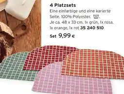 Tchibo Eduscho 4 Platzsets Angebot