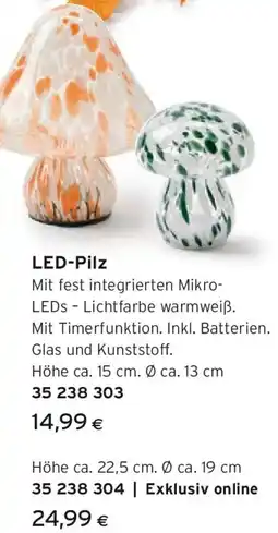 Tchibo Eduscho LED-Pilz Angebot