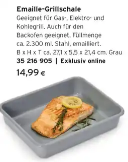 Tchibo Eduscho Emaille-Grillschale Angebot