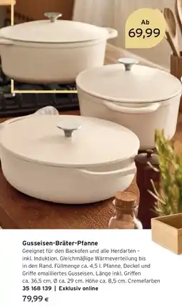 Tchibo Eduscho Gusseisen-Bräter-Pfanne Angebot