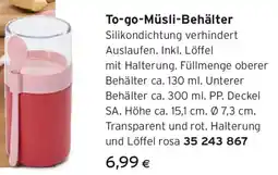 Tchibo Eduscho To-go-Müsli-Behälter Angebot