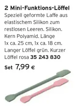 Tchibo Eduscho 2 Mini-Funktions-Löffel Angebot