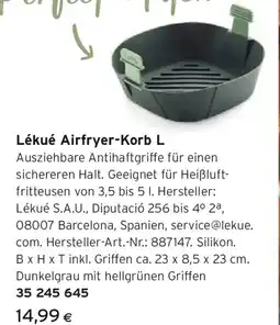 Tchibo Eduscho Lékué Airfryer-Korb L Angebot