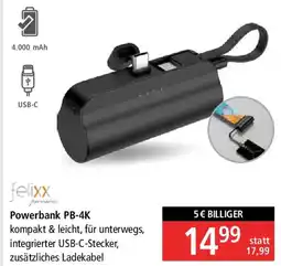 Pagro Diskont felixx Powerbank PB-4K Angebot