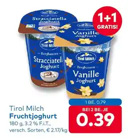 T&G Tirol Milch Fruchtjoghurt Angebot